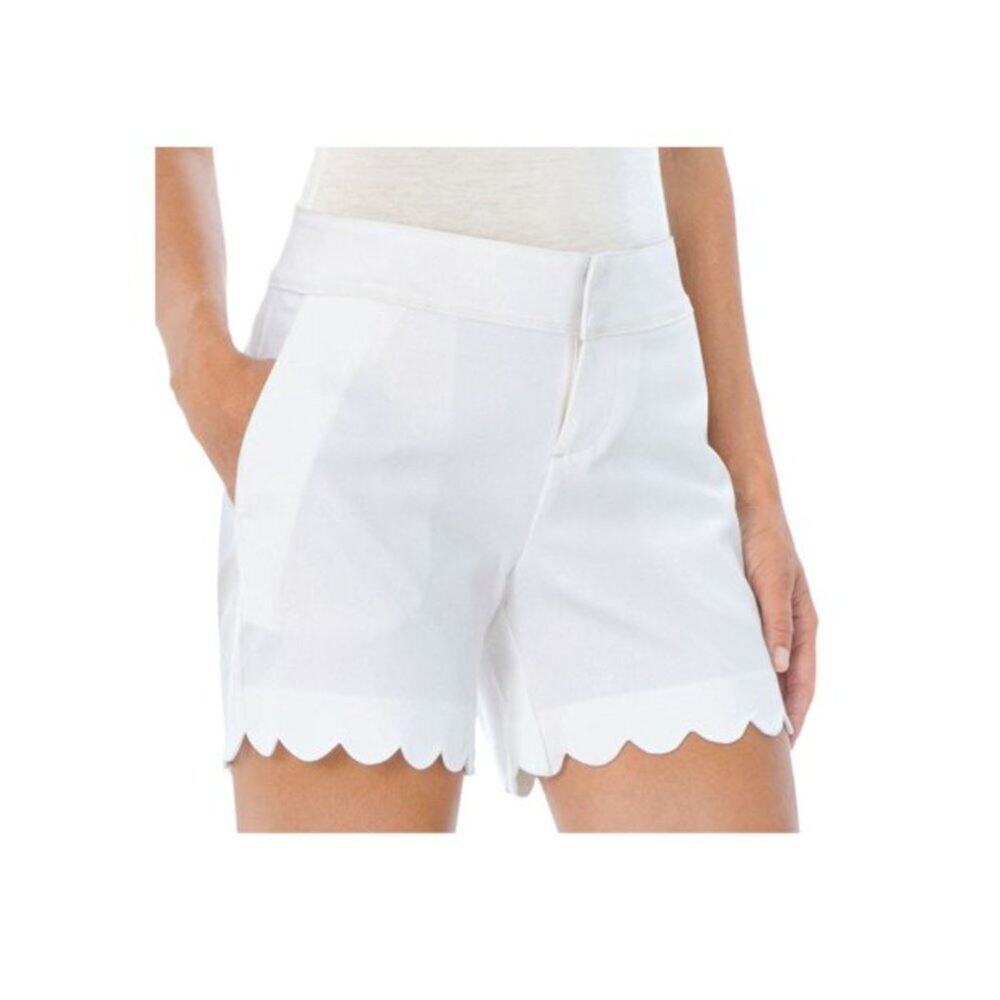 * Isaac Mizrahi Womens Size 6 Scalloped Hem Tailored